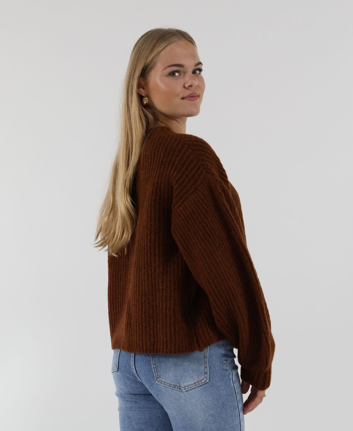 Knit Cardigan Choco