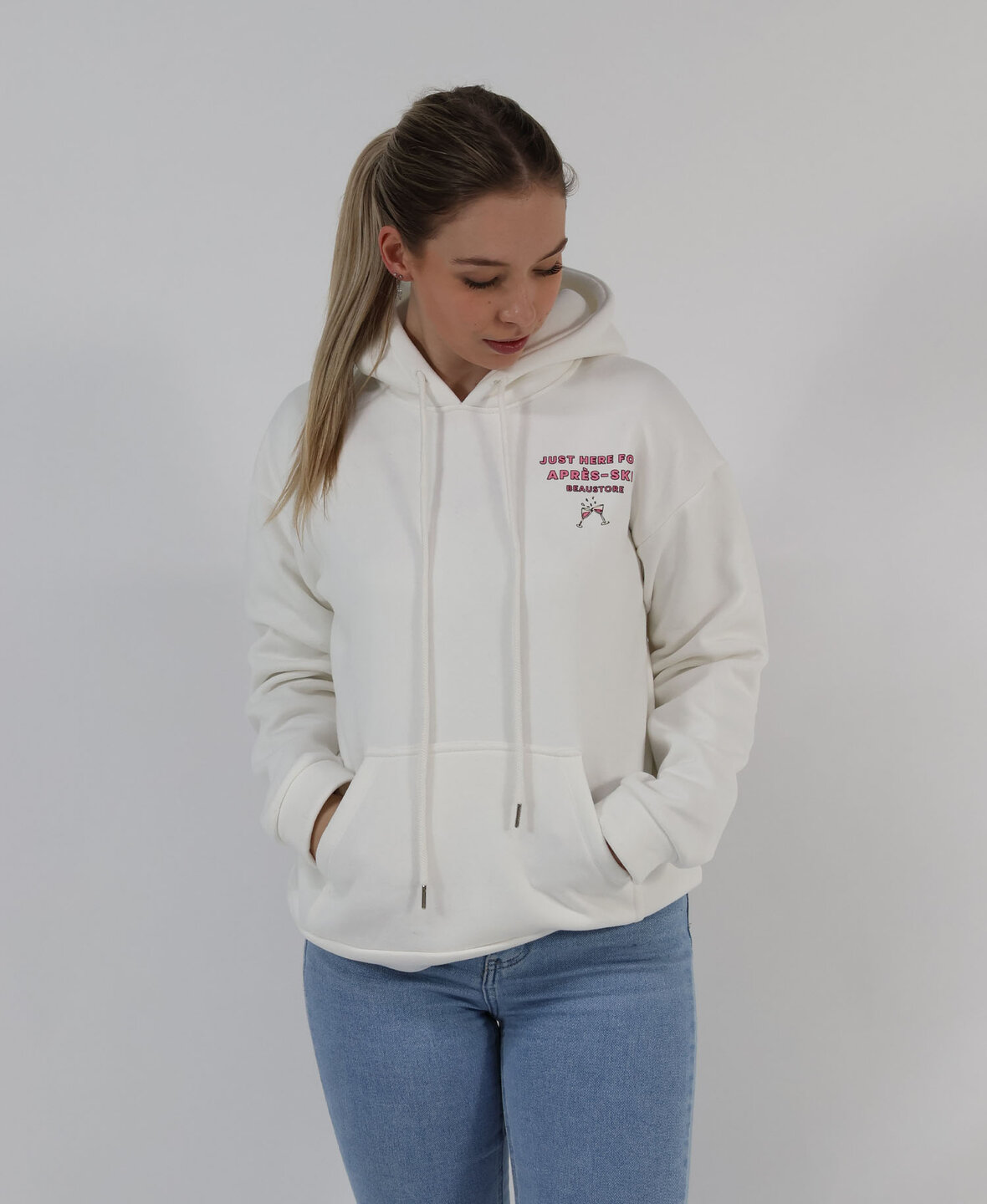 Apr&eacute;s Ski Hoodie White