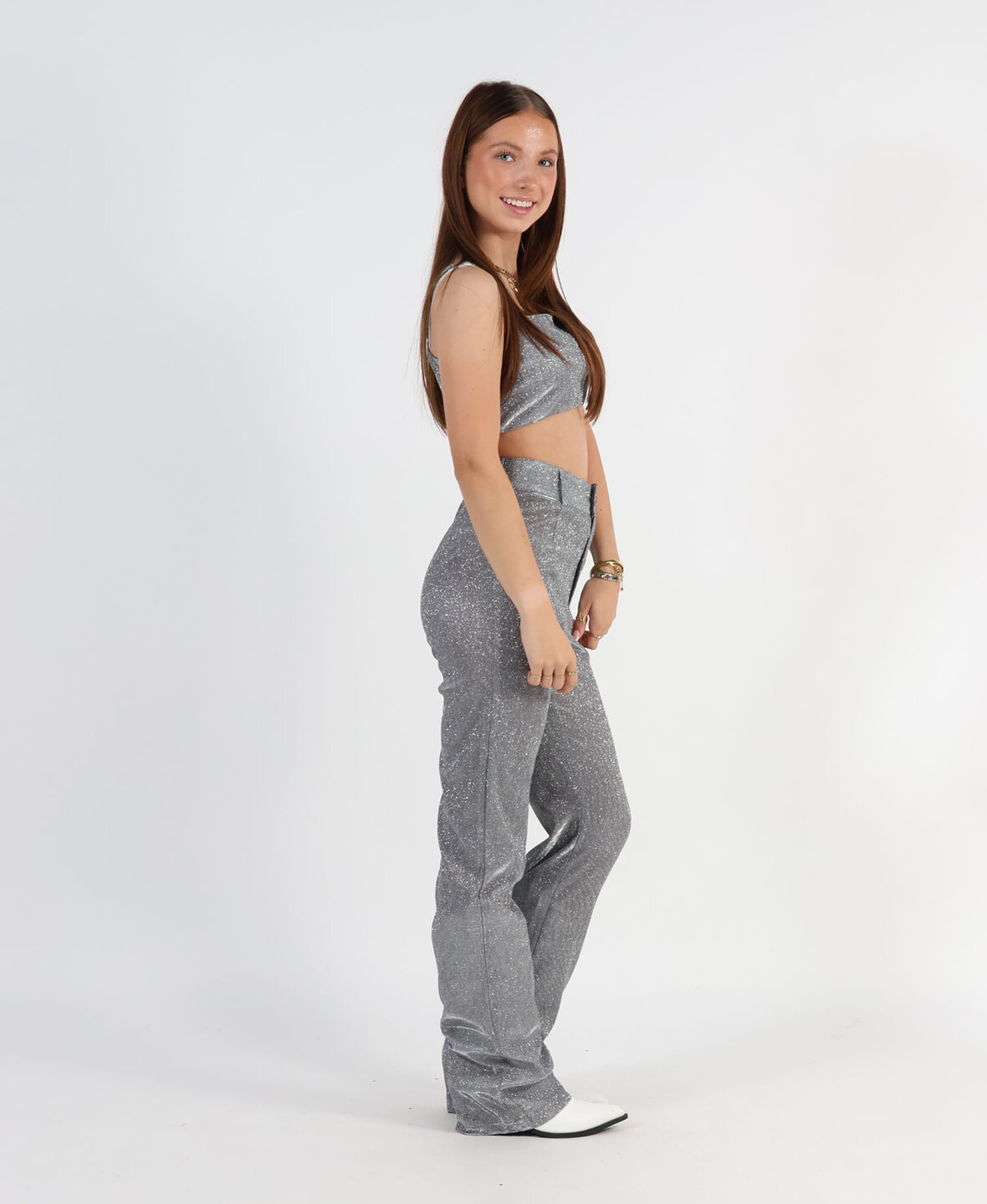 Sanne Glam Pants Silver