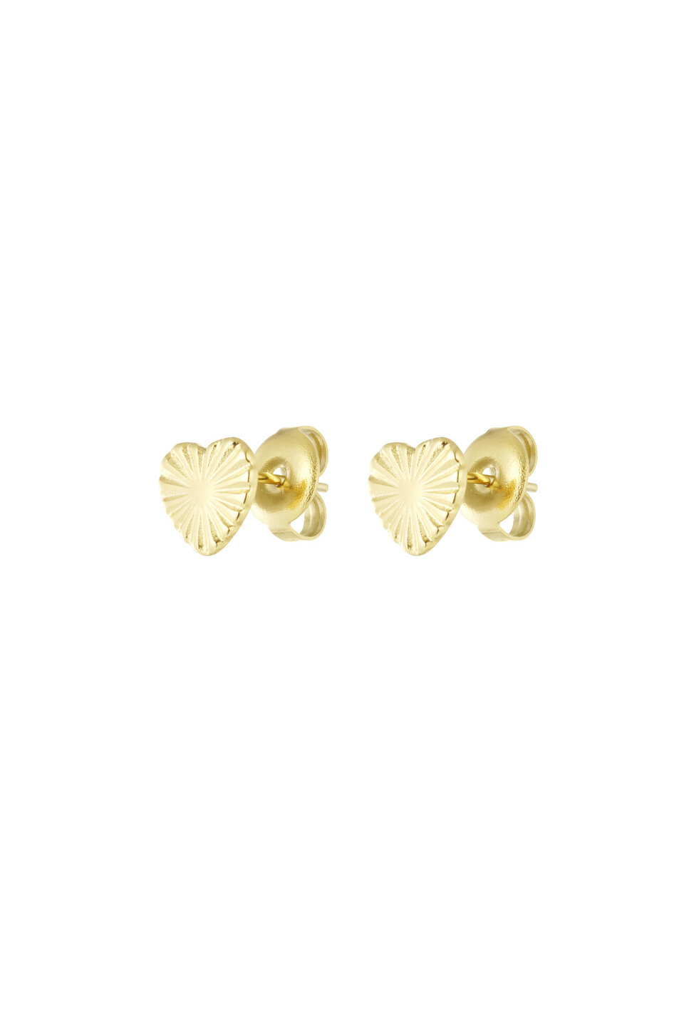 Earring love studs Gold