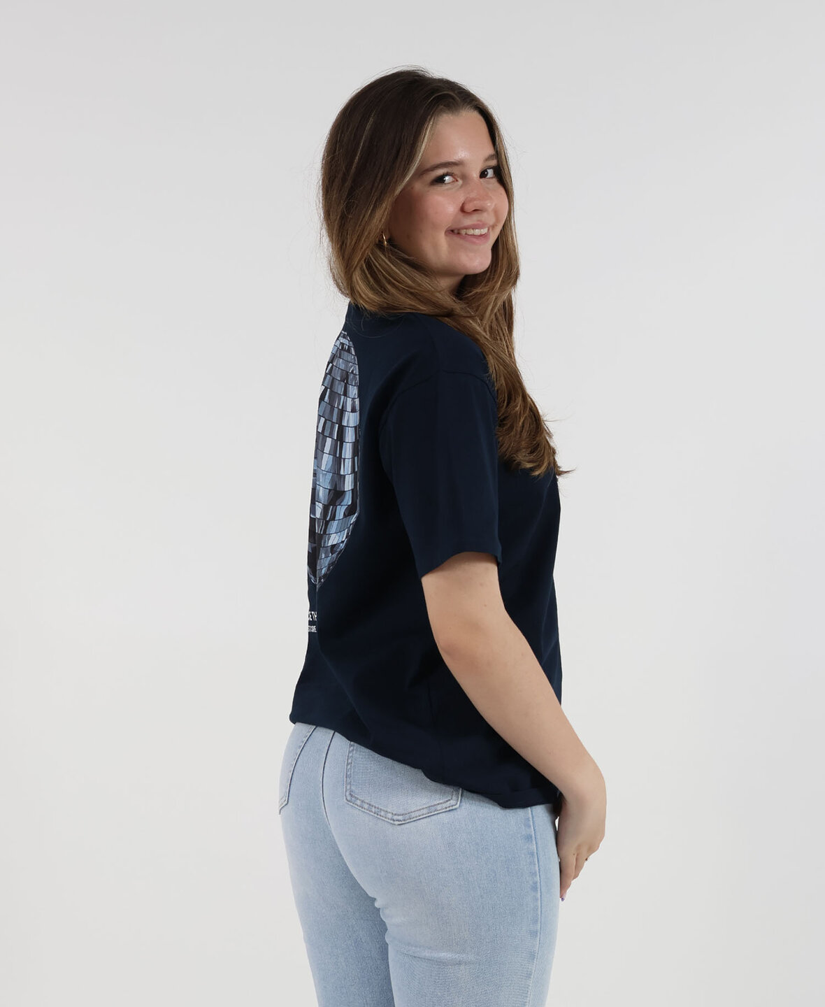 Disco t-shirt Navy Blue