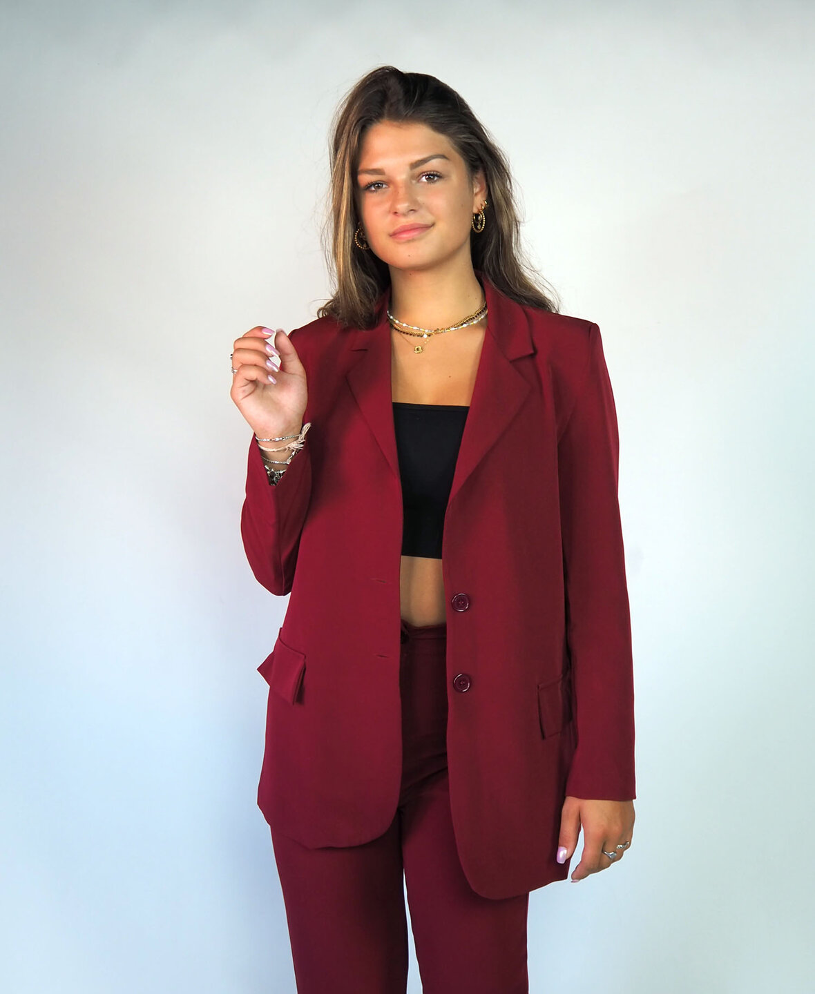 Sanne Blazer Bordeau