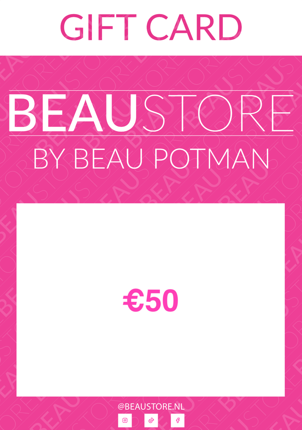 Gift card &euro;50