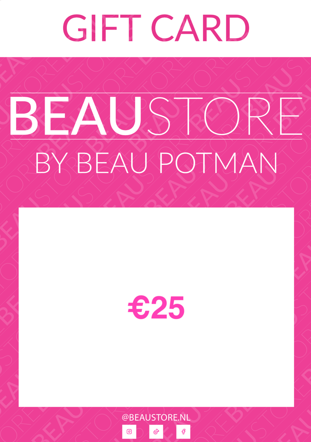 Gift card &euro;25