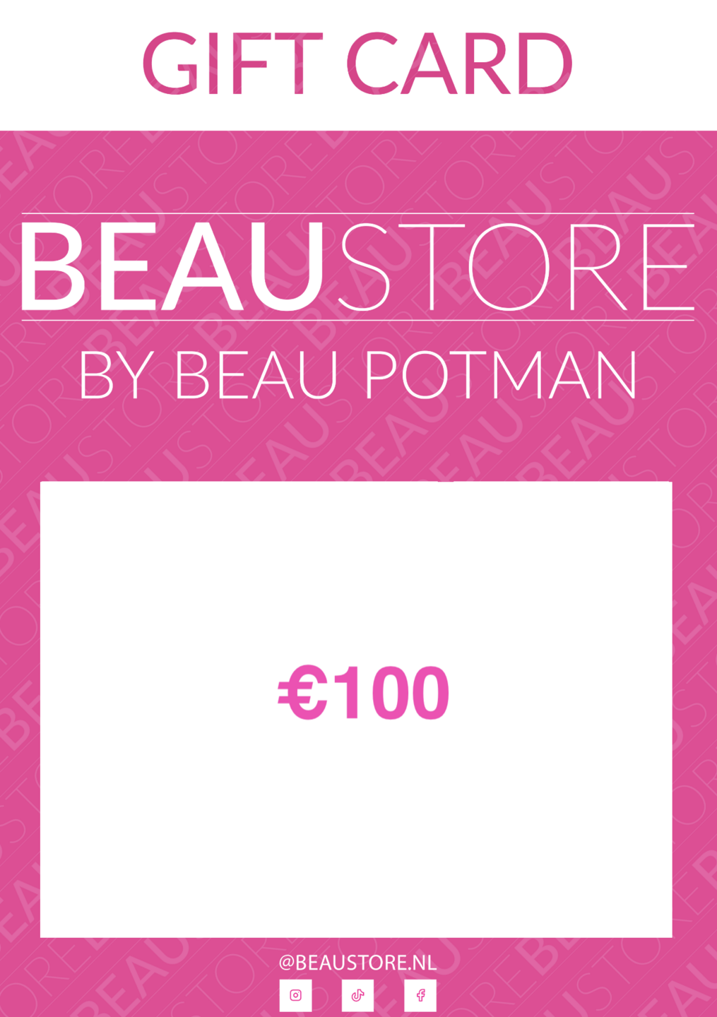 Gift card &euro;100