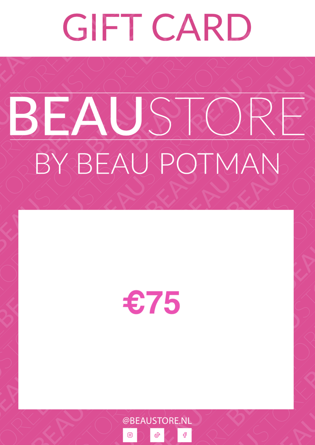 Gift card &euro;75