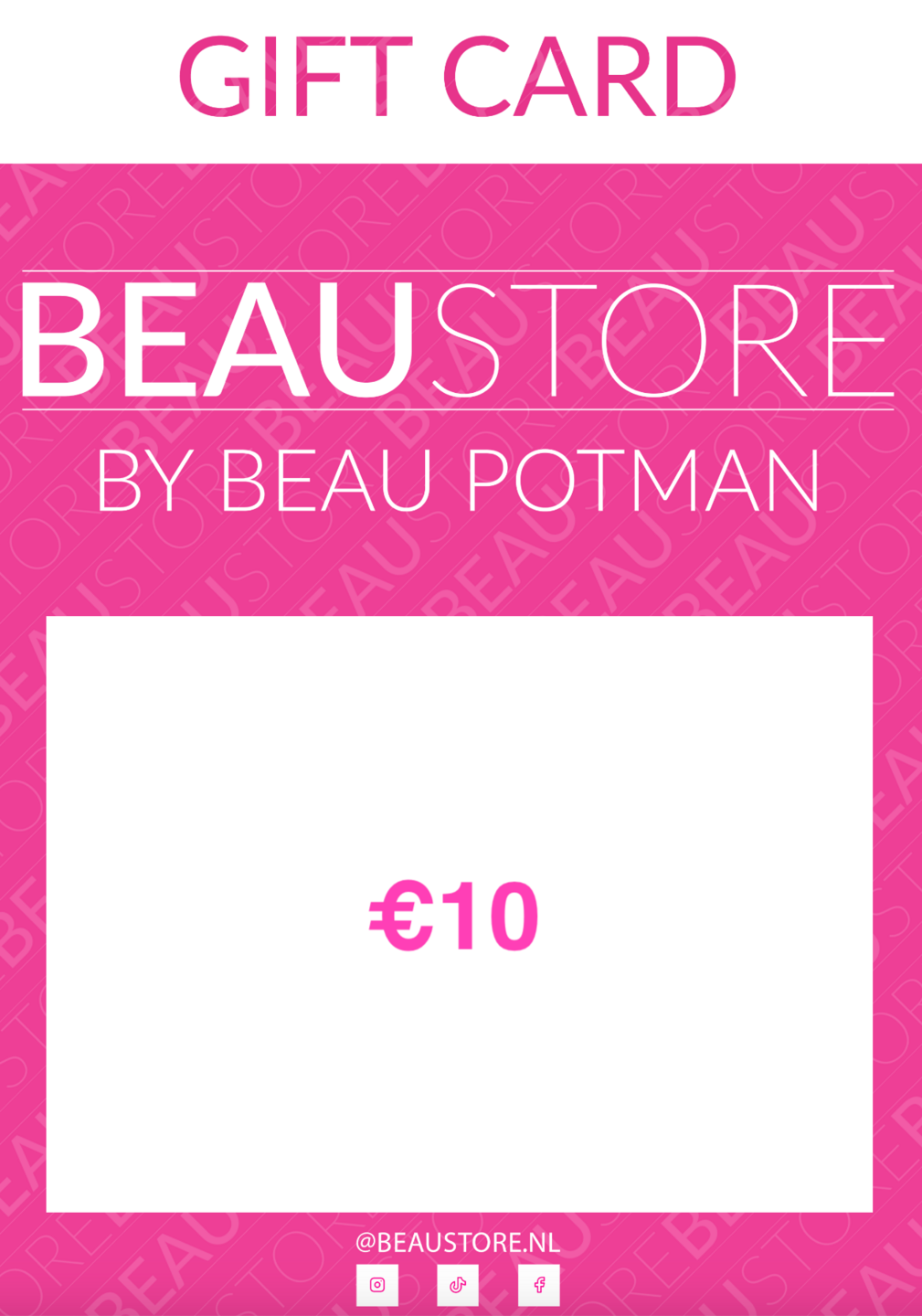 Gift card &euro;10