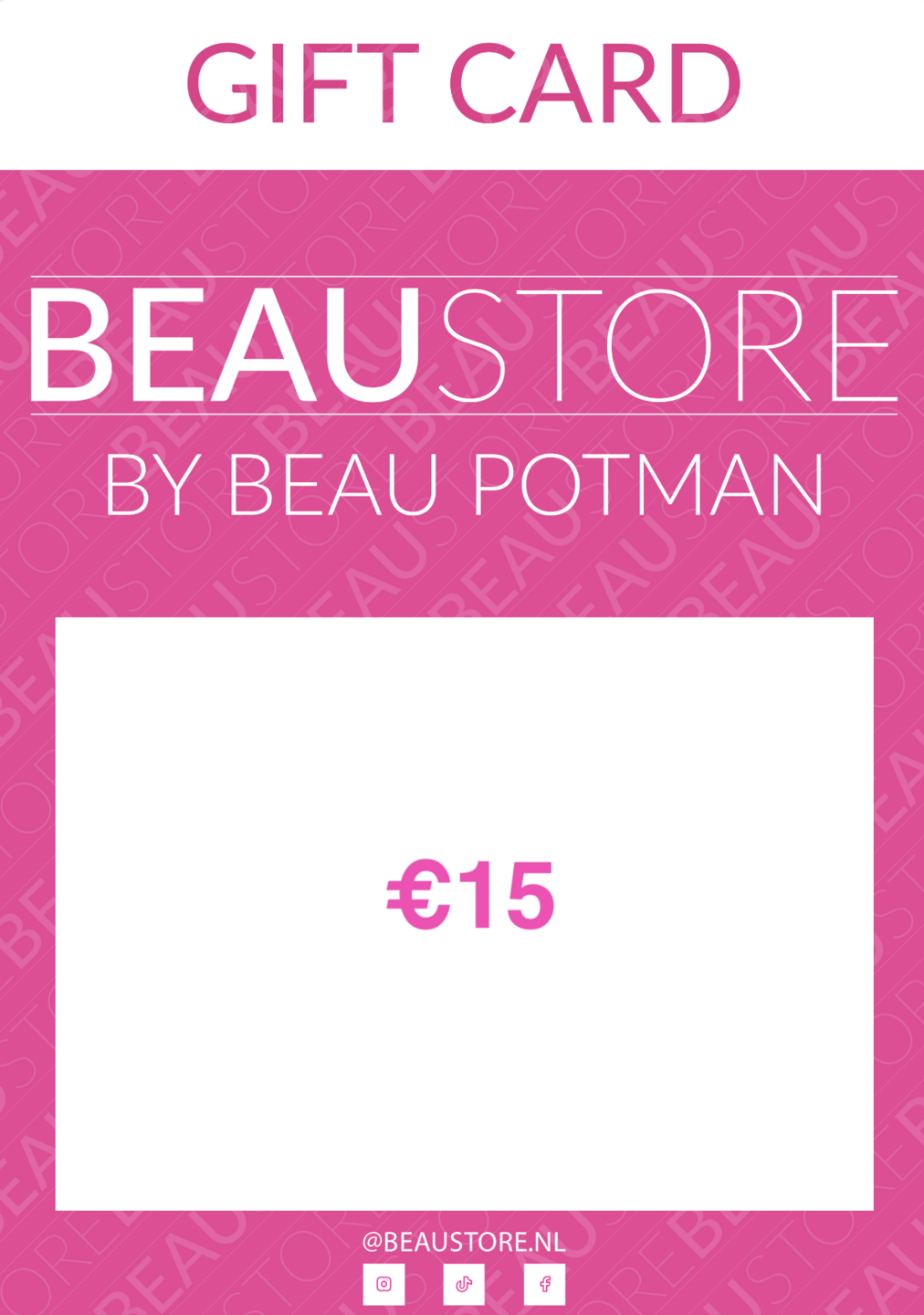 Gift card &euro;15