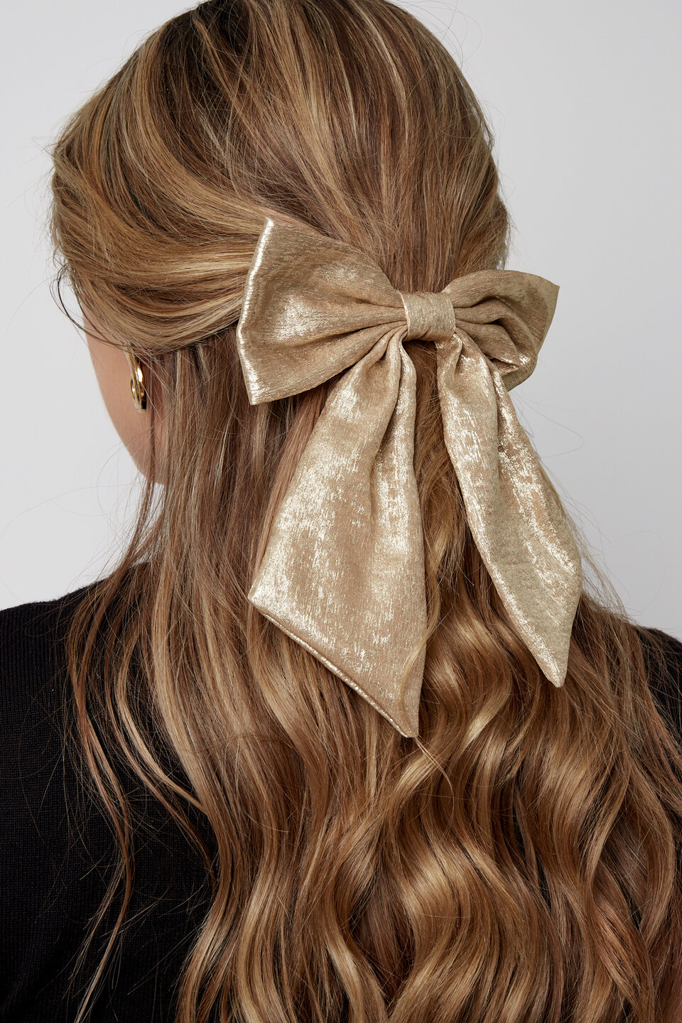 Hairclip Bow Silver