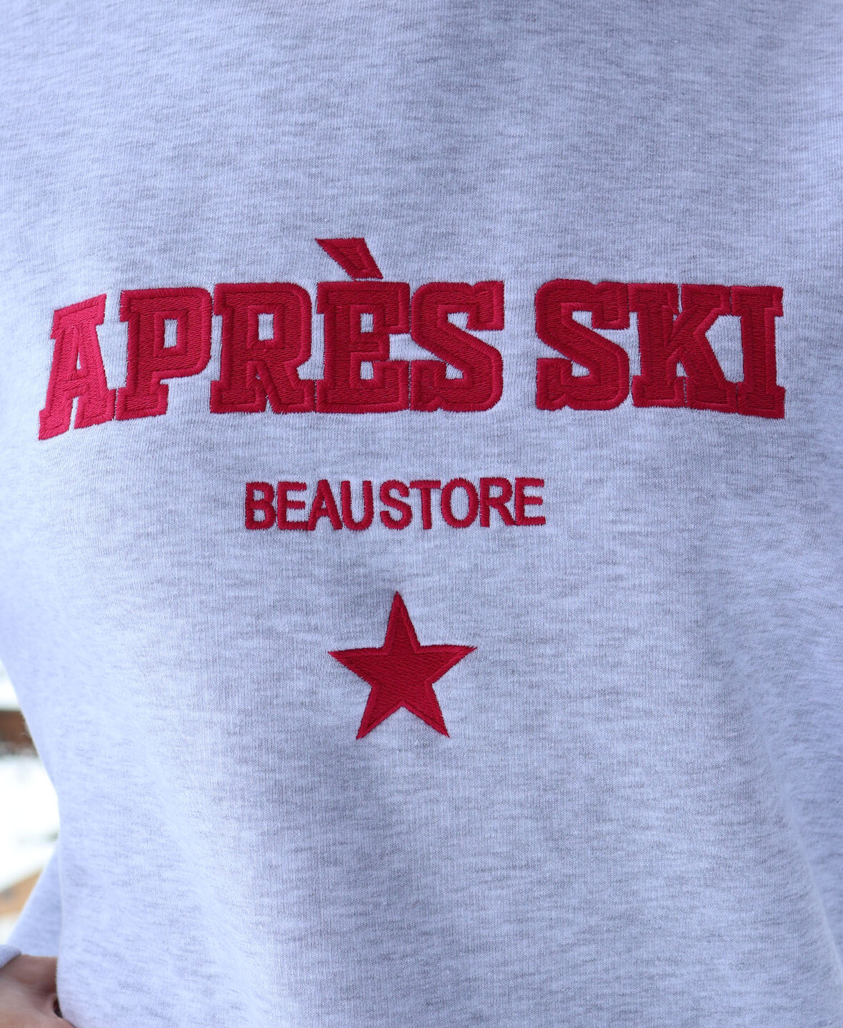 Apr&eacute;s Ski Stars Sweat Grey