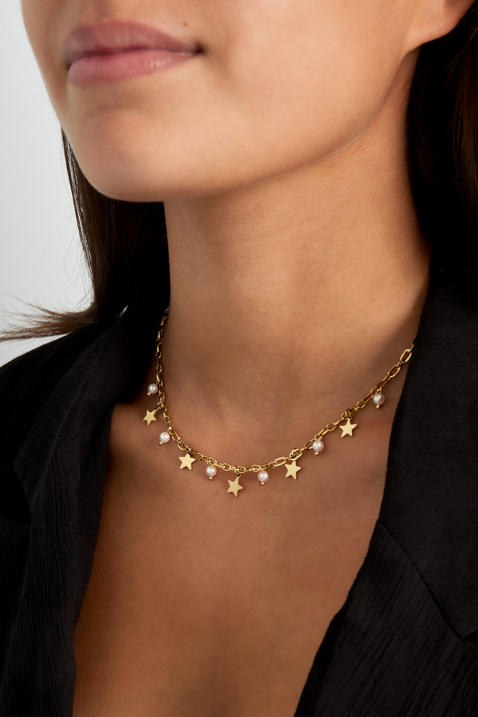 Starry Night Necklace Gold