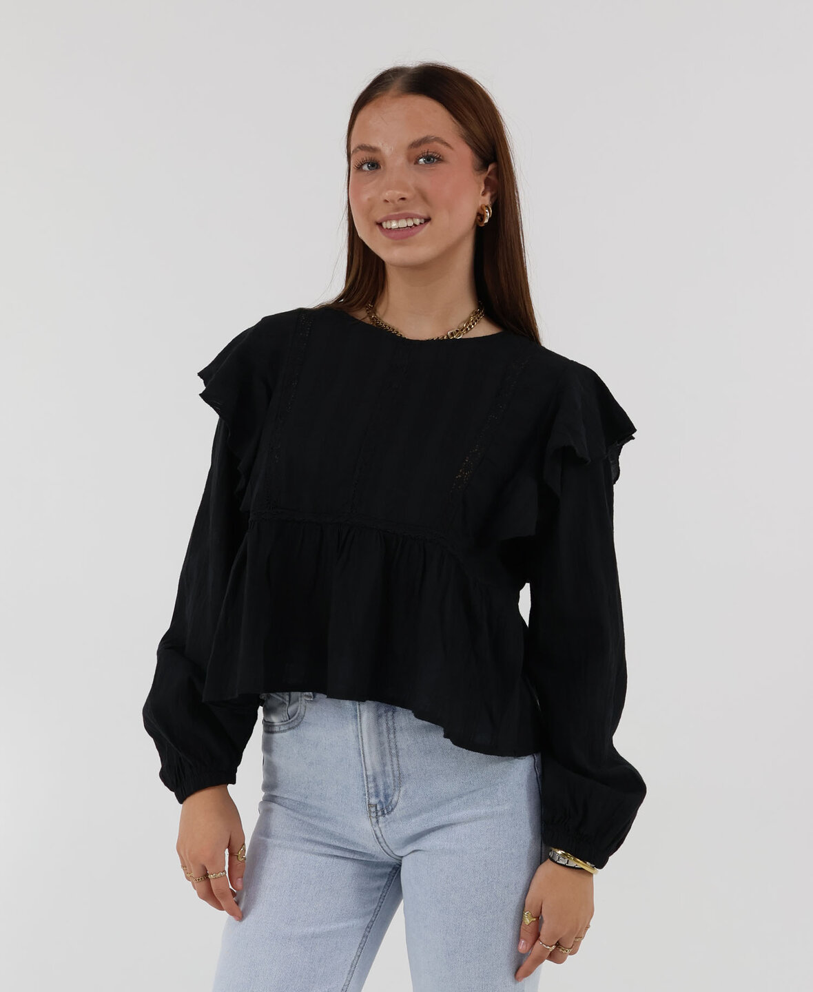 Monaco Blouse Black