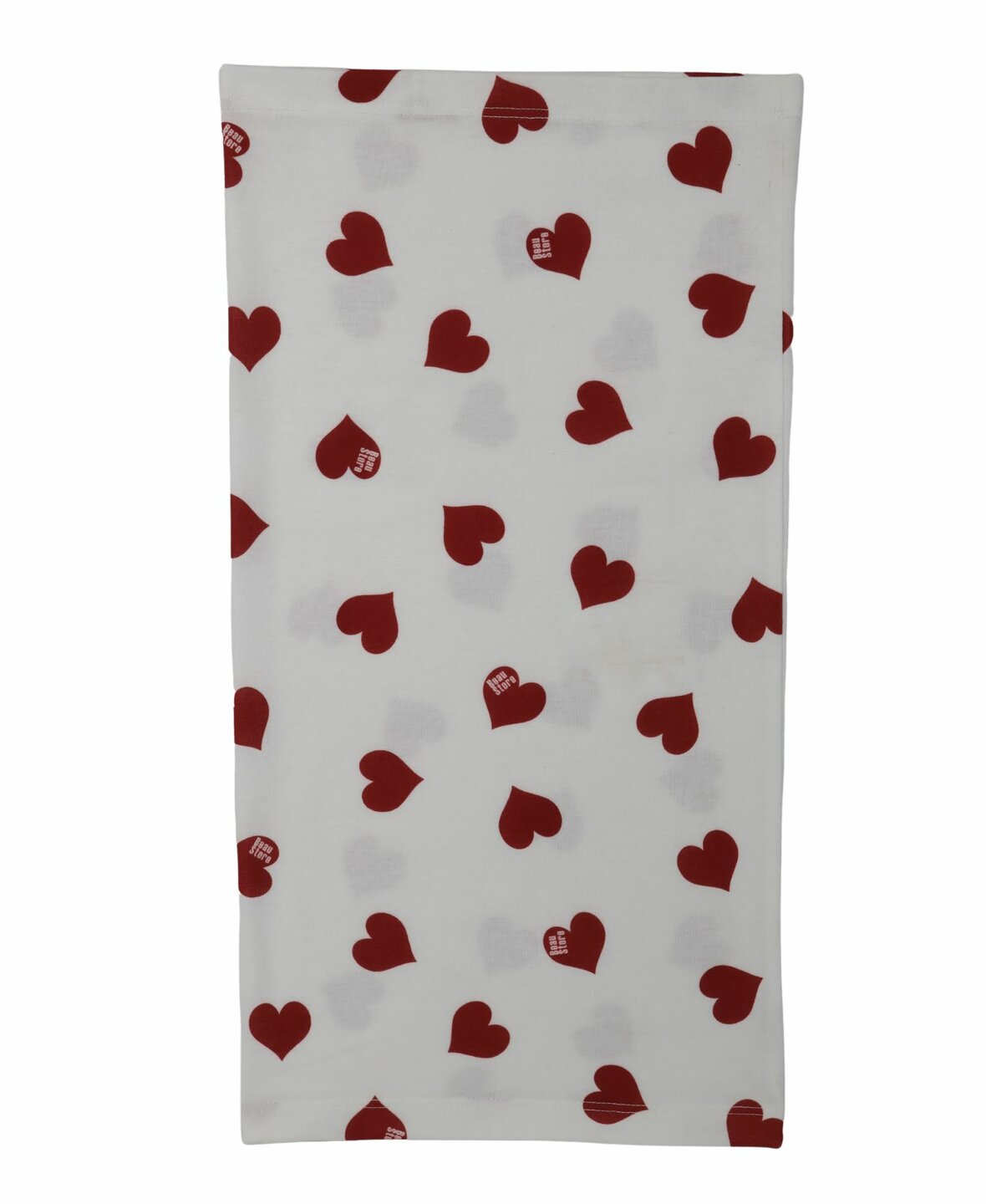 All over Hearts Neckwarmer White