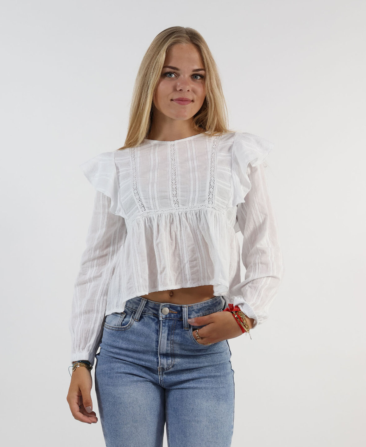 Monaco Blouse White