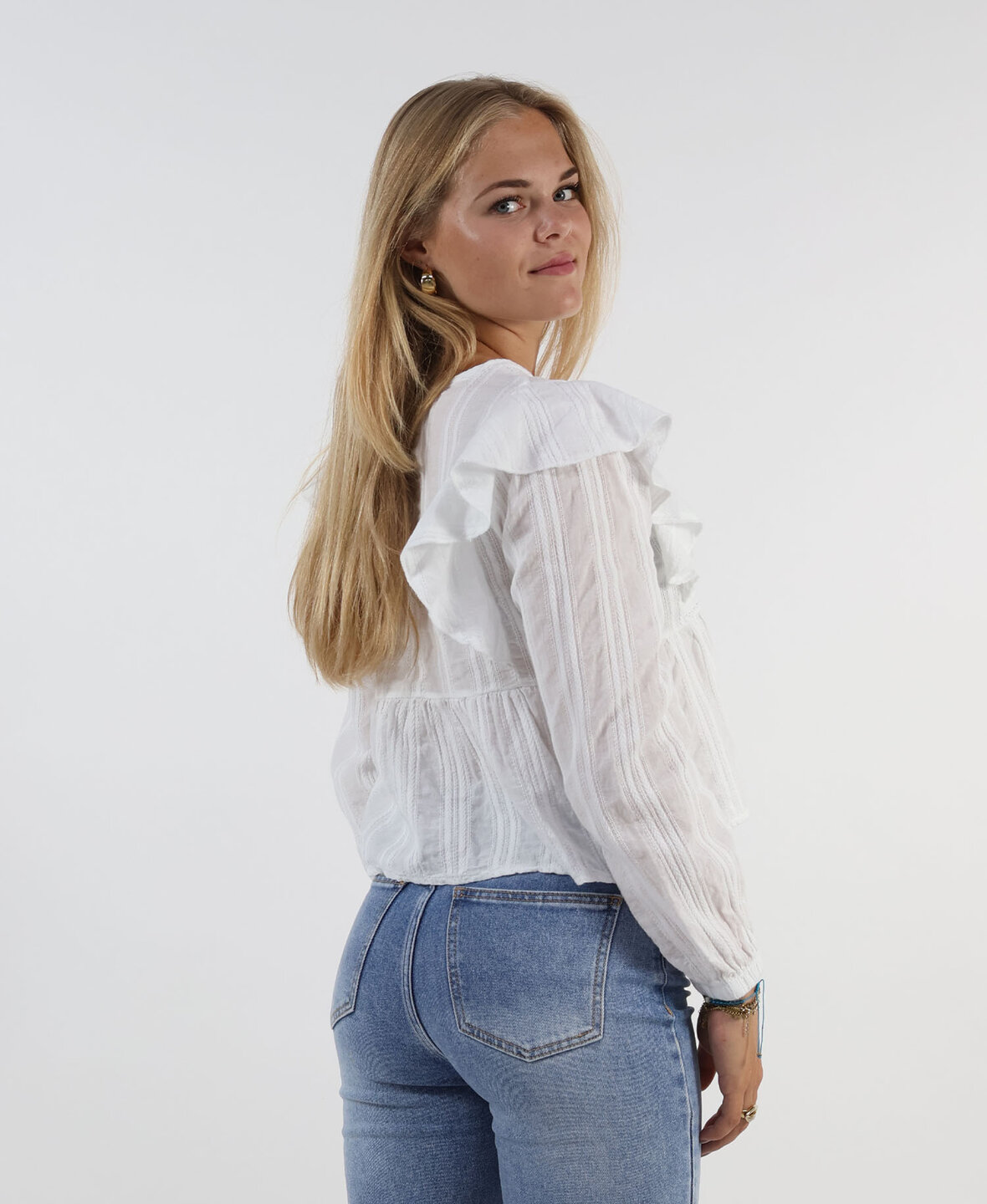 Monaco Blouse White