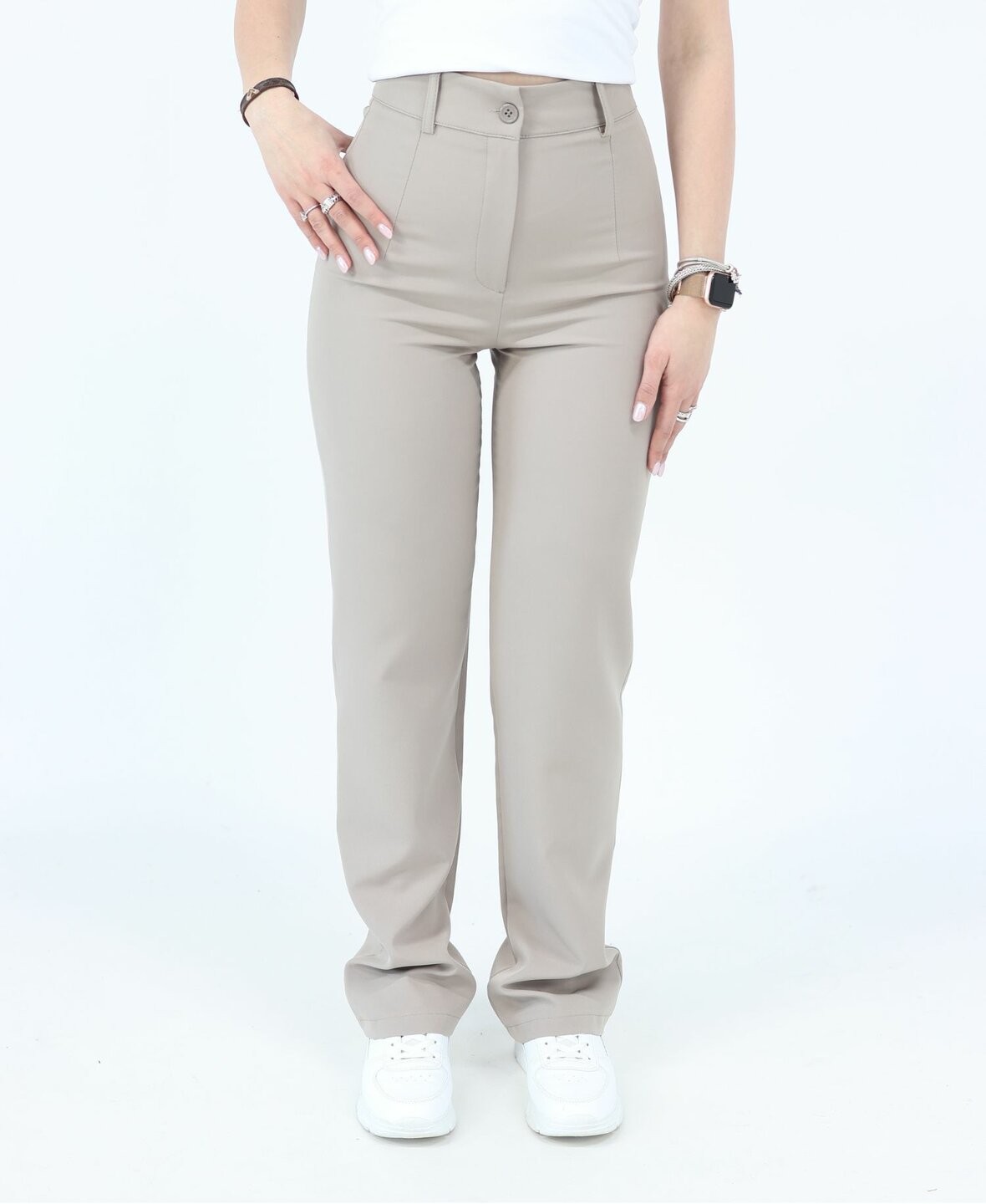 Sanne Pants Light Taupe