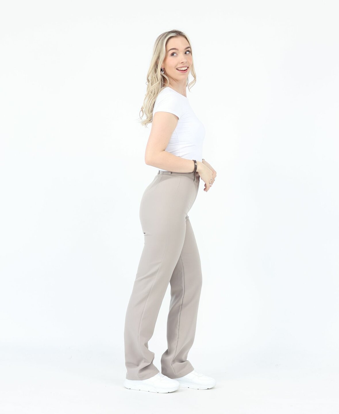 Sanne Pants Light Taupe