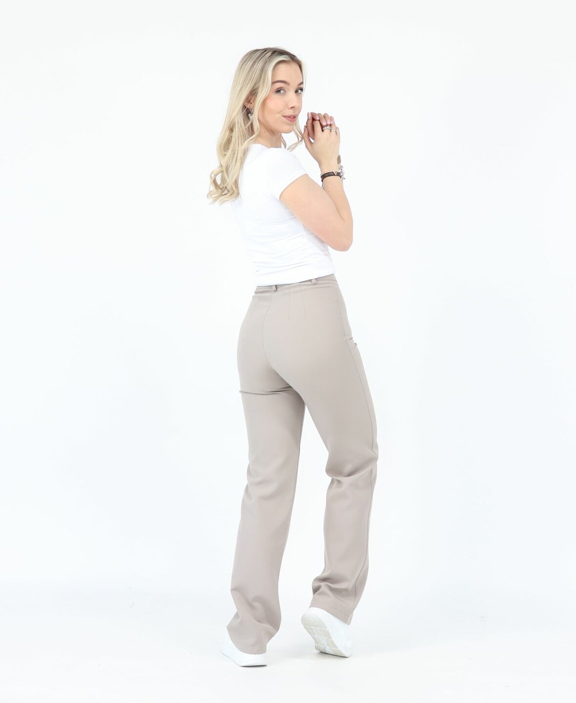 Sanne Pants Light Taupe