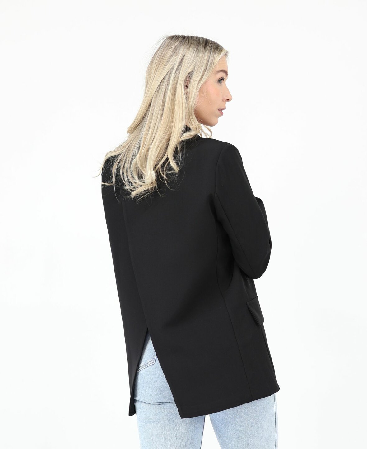 Sanne Split Blazer Black